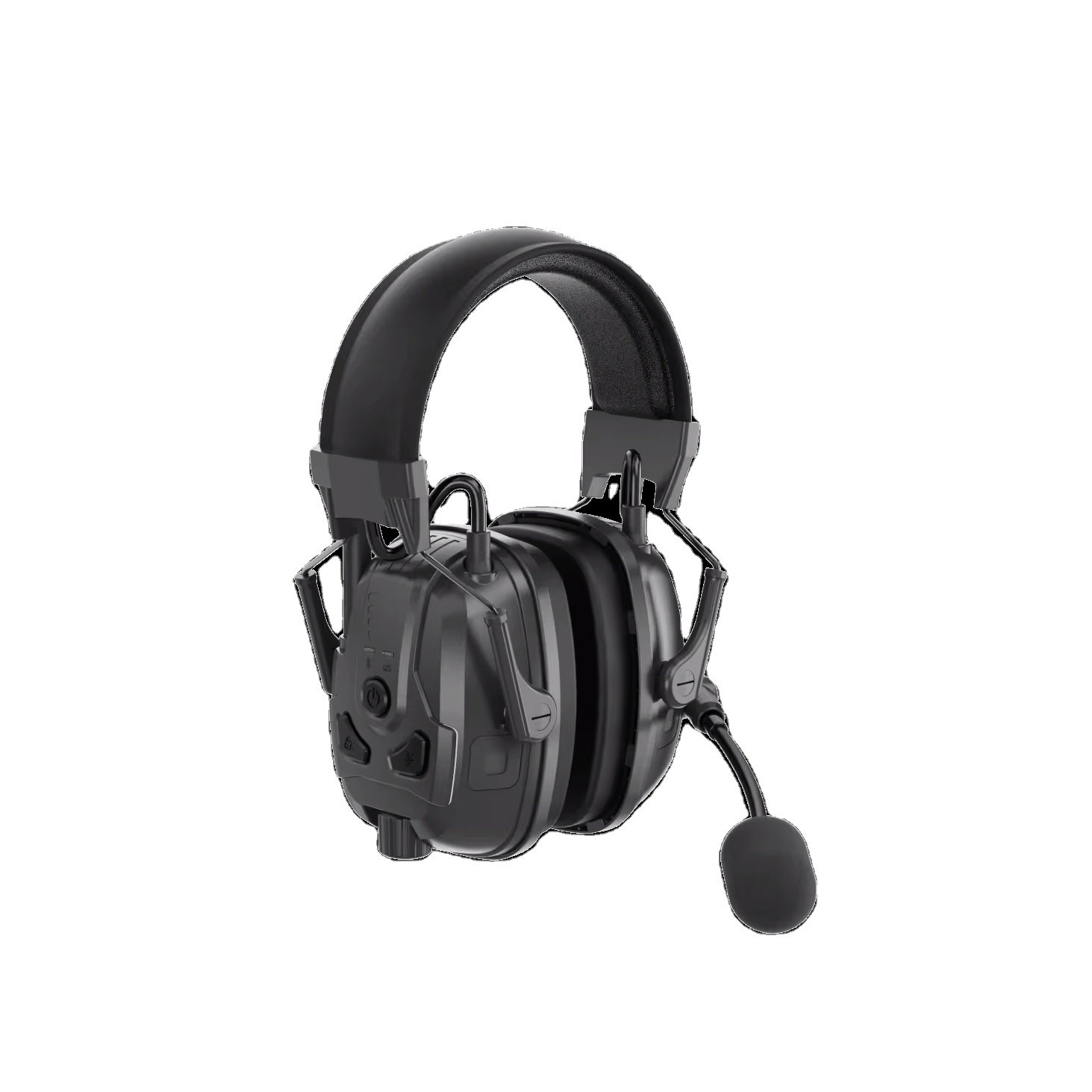 Rongxiang CE EN-352 NRR 25dB Type-C Full Duplex MESH Network Mining Safety noise canceling communication Earmuff FDM-10