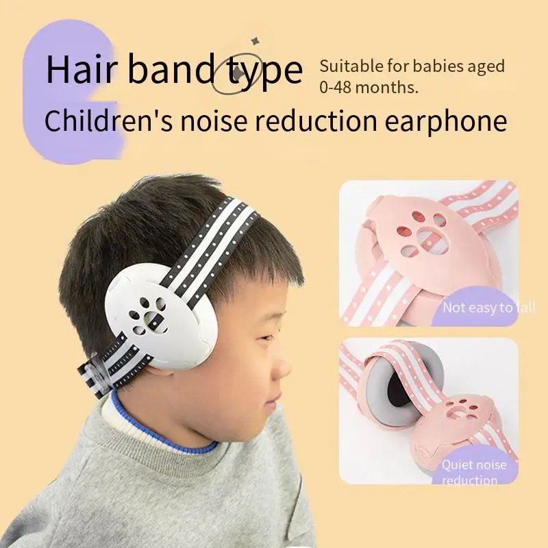Anti-Noise Baby Earmuff Hearing Protection Safety Ear Muffs Kids Noise Cancelling Headphones Baby Care Products Hot Selling 2024