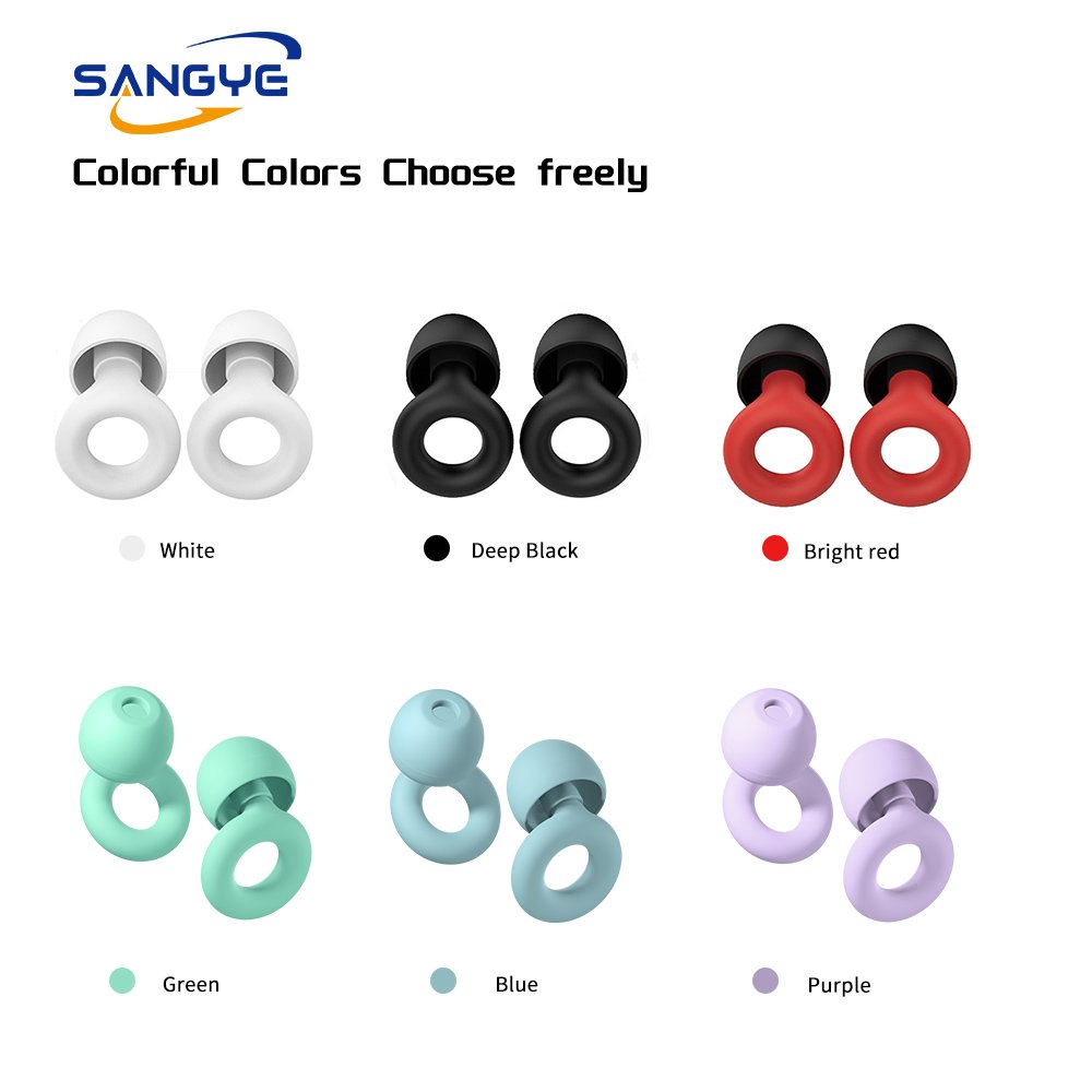 High Fidelity Earplugs Noise Reduction Safety Hearing Protection Black Color Soundproof Earplug for Study Sleeping Snoring