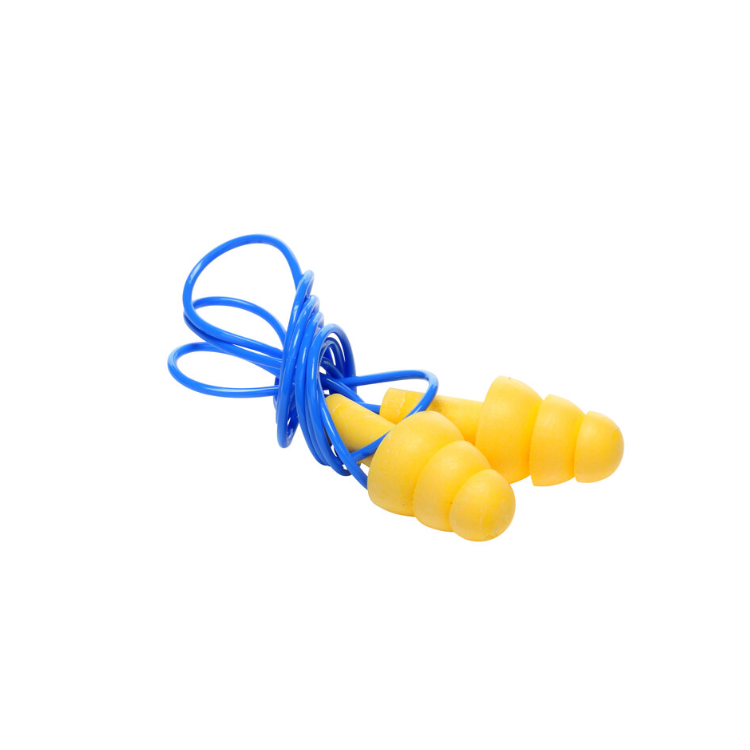 Top Selling elastomeric polymer earplugs with NRR 25dB hearing protection reusable and washable earplugs with cord from Vietnam