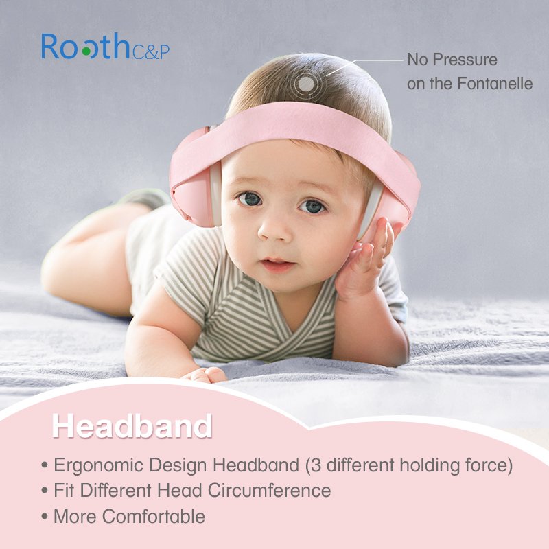 baby Ear Protection 26dB Safety Earmuffs Durable Composite Material Hearing Protector babys Noise Cancelling Headphones