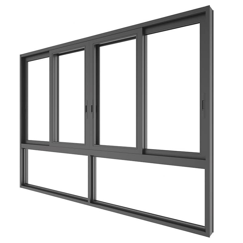 China wholesale reasonable price high rise buildings heard marine boat sliding aluminum frame windows with safety grill