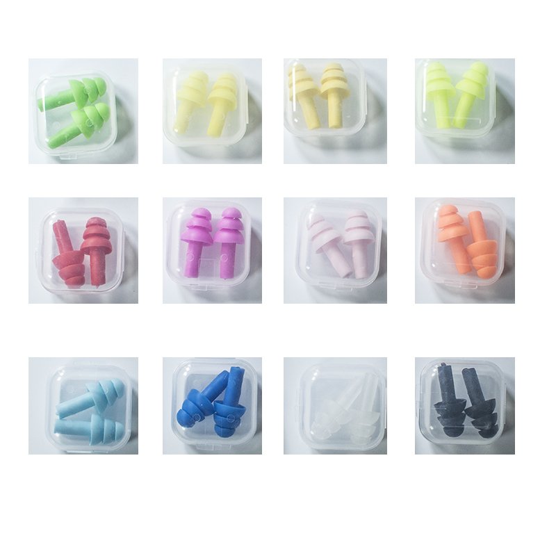 Comfort and Soft Hearing Protection earplugs silicone sleep noise cancelling earplugs for travel work swimming