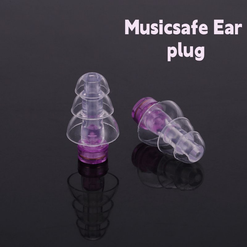 Music Club Earplug, Liquid Silicone Material,Reusable and Noise Reduction 25dB-27dB, Soft Hearing Protection Earplugs