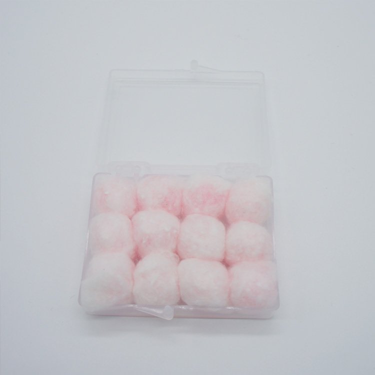 Hearing Protection pink shaped Wax Cotton sleeping earplugs Molded ear tips for custom hearing aids