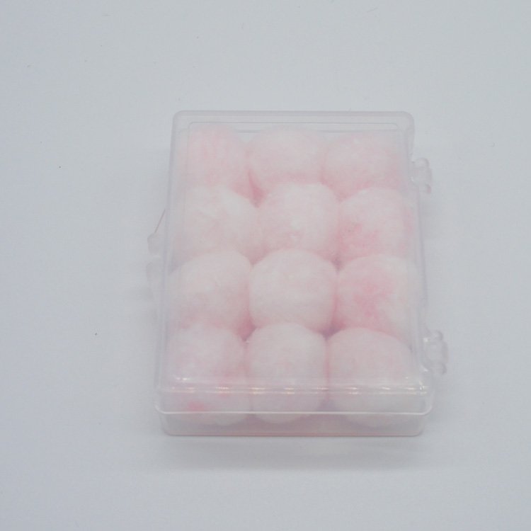 Hearing Protection pink shaped Wax Cotton sleeping earplugs Molded ear tips for custom hearing aids