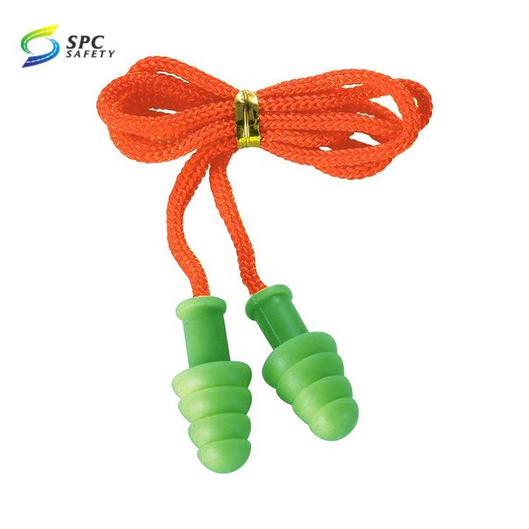 Quality comfort reusable shooting industrial construction work ppe hearing protection ear plugs silicone safety ear plugs