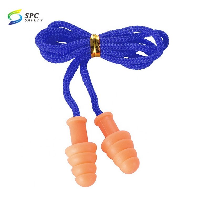 Quality comfort reusable shooting industrial construction work ppe hearing protection ear plugs silicone safety ear plugs