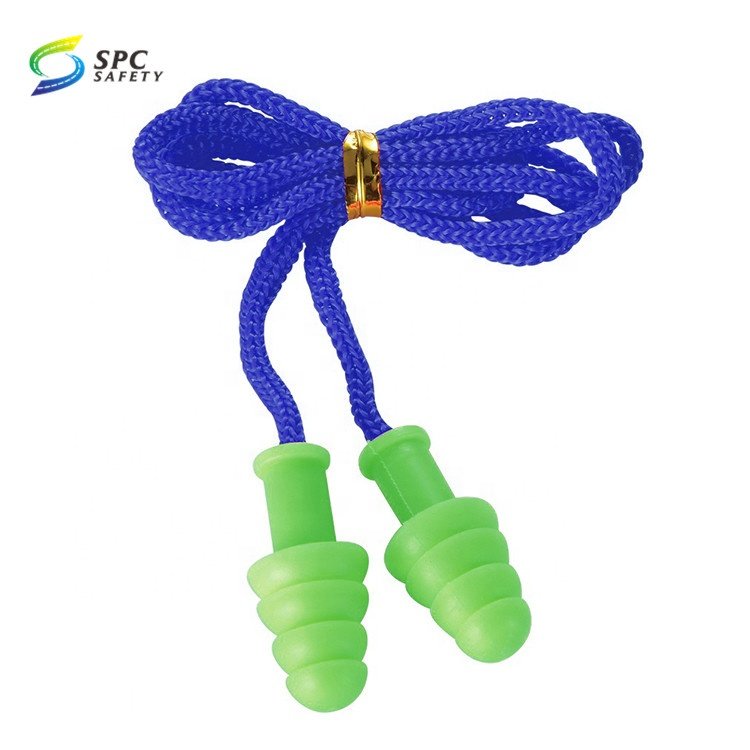 Quality comfort reusable shooting industrial construction work ppe hearing protection ear plugs silicone safety ear plugs
