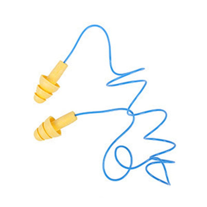 3M 340-4002 Standard Safety Corded Reusable Earplug Silicone Ear Plugs