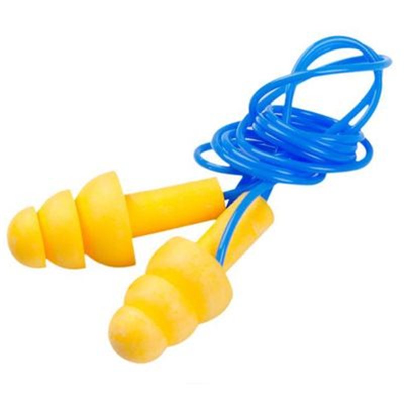 3M 340-4002 Standard Safety Corded Reusable Earplug Silicone Ear Plugs