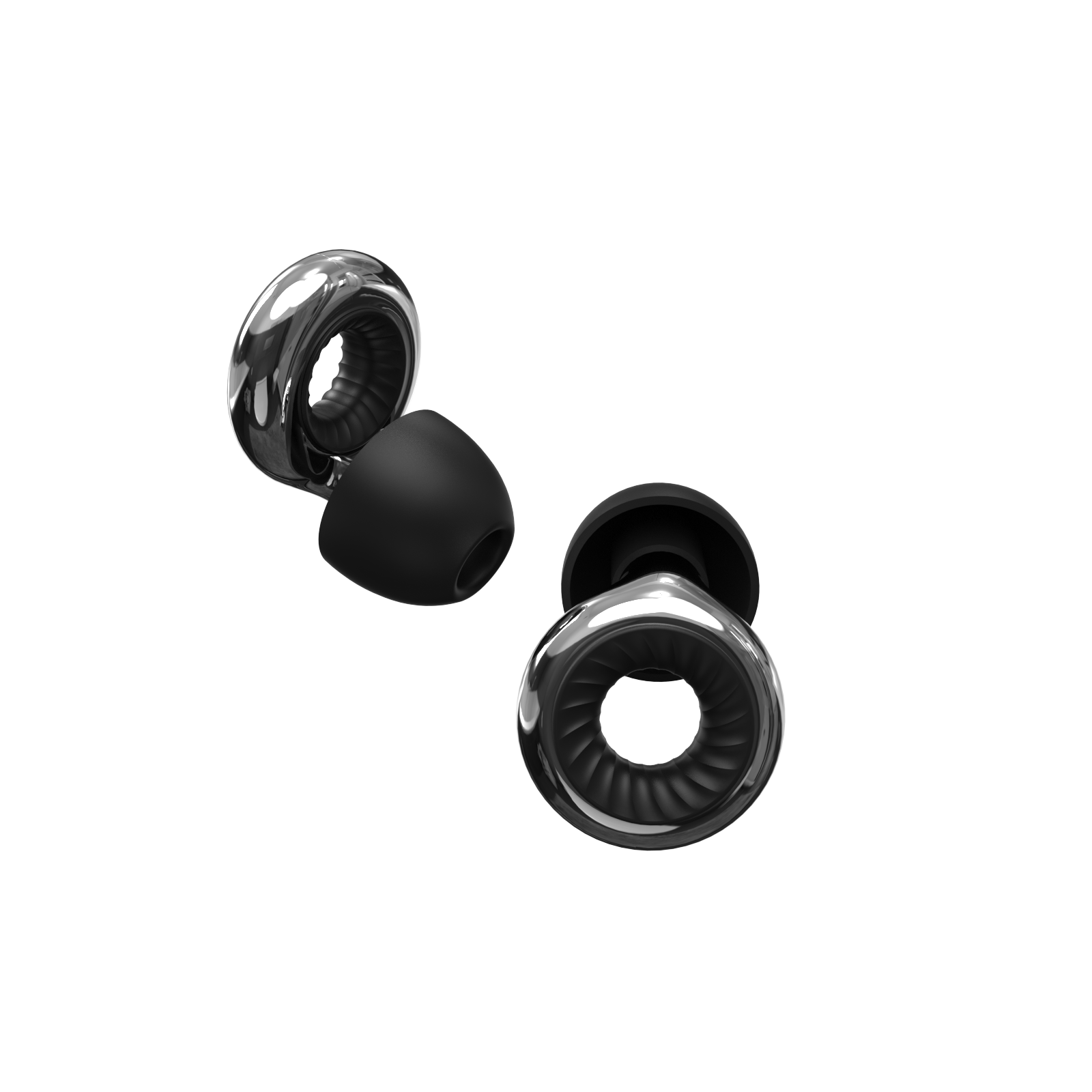 Individually Packed PU Ear plugs Noise Cancelling Black Foam Earplugs For Sleeping Working Traveling Sound blocking with case