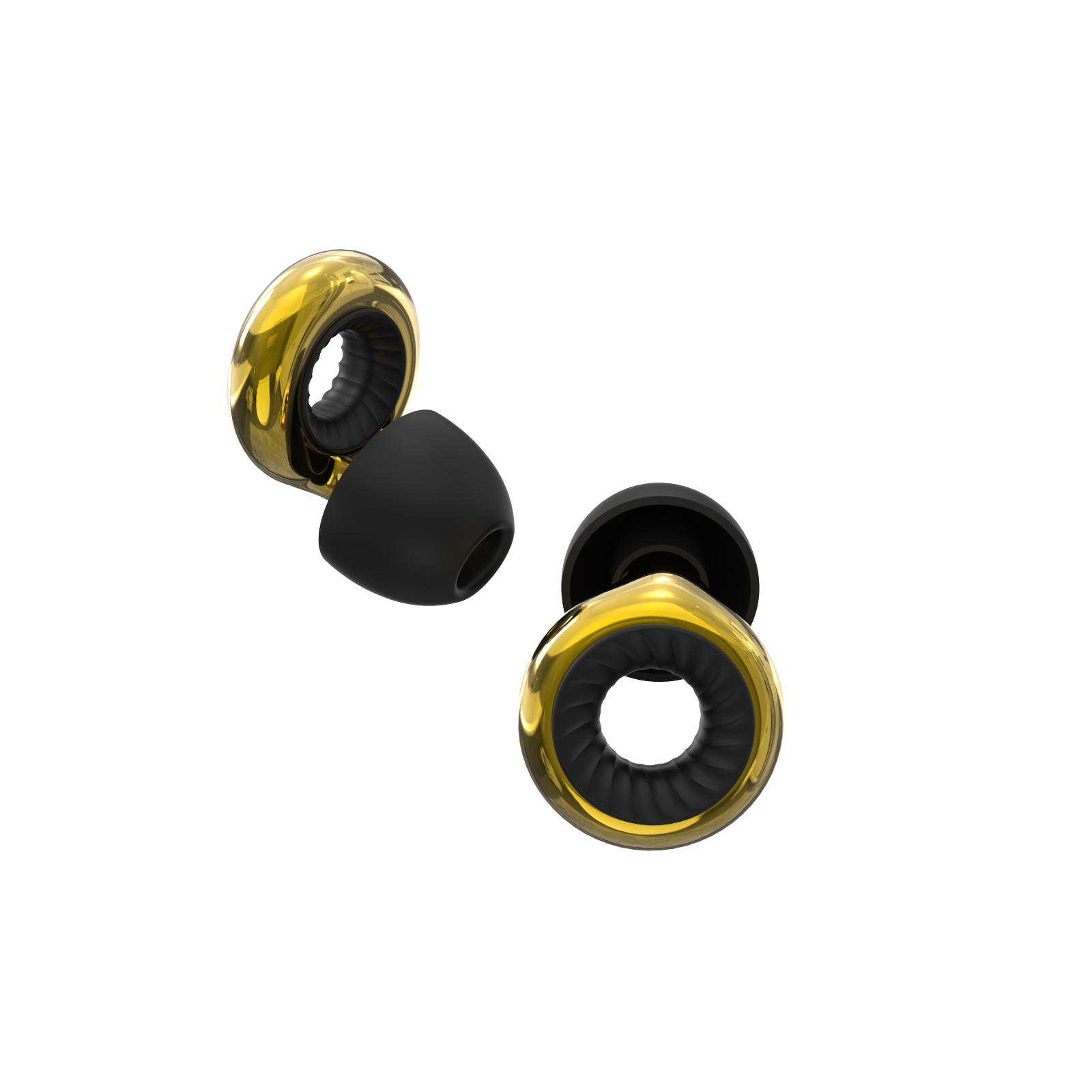 Individually Packed PU Ear plugs Noise Cancelling Black Foam Earplugs For Sleeping Working Traveling Sound blocking with case