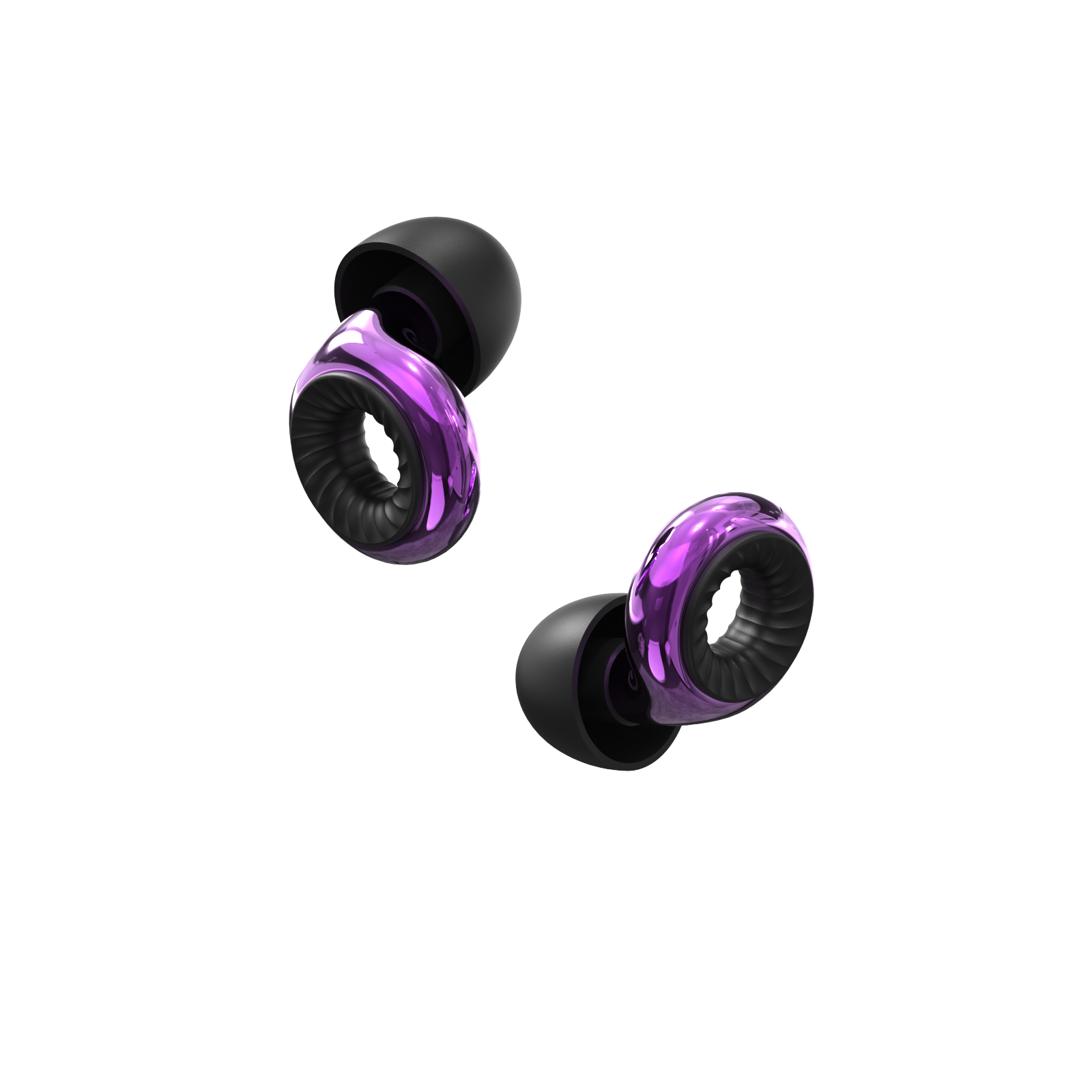 Individually Packed PU Ear plugs Noise Cancelling Black Foam Earplugs For Sleeping Working Traveling Sound blocking with case