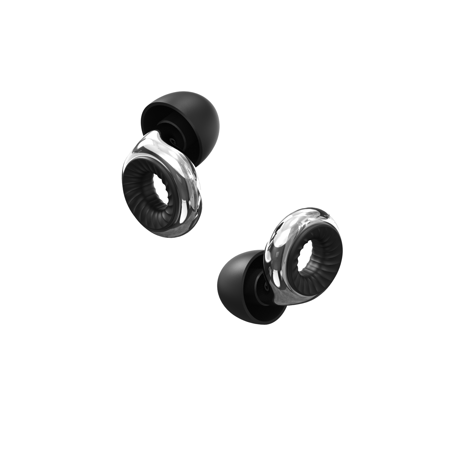 Individually Packed PU Ear plugs Noise Cancelling Black Foam Earplugs For Sleeping Working Traveling Sound blocking with case