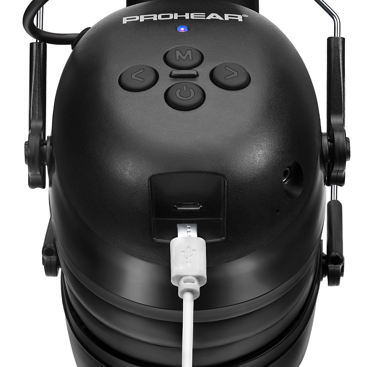 Electronic Earmuffs Shooting Headphones Built In Wireless Bluetooth Ear Protection Safety Earmuffs For Shooting