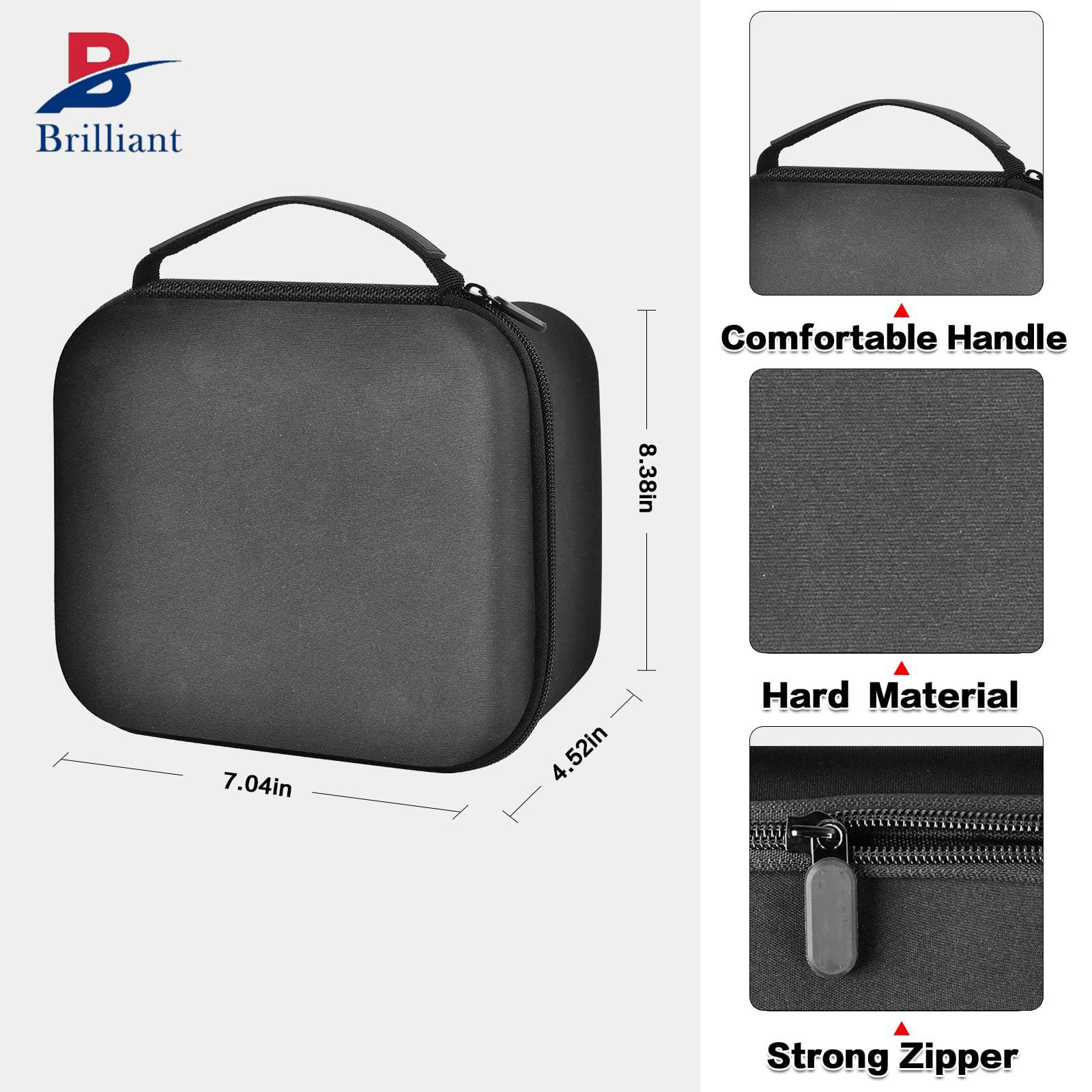 Brilliant Customized Eva Case for Shooting Hunting Hearing Ear Protection Carrying Case for Razor Slim Electronic Earmuffs