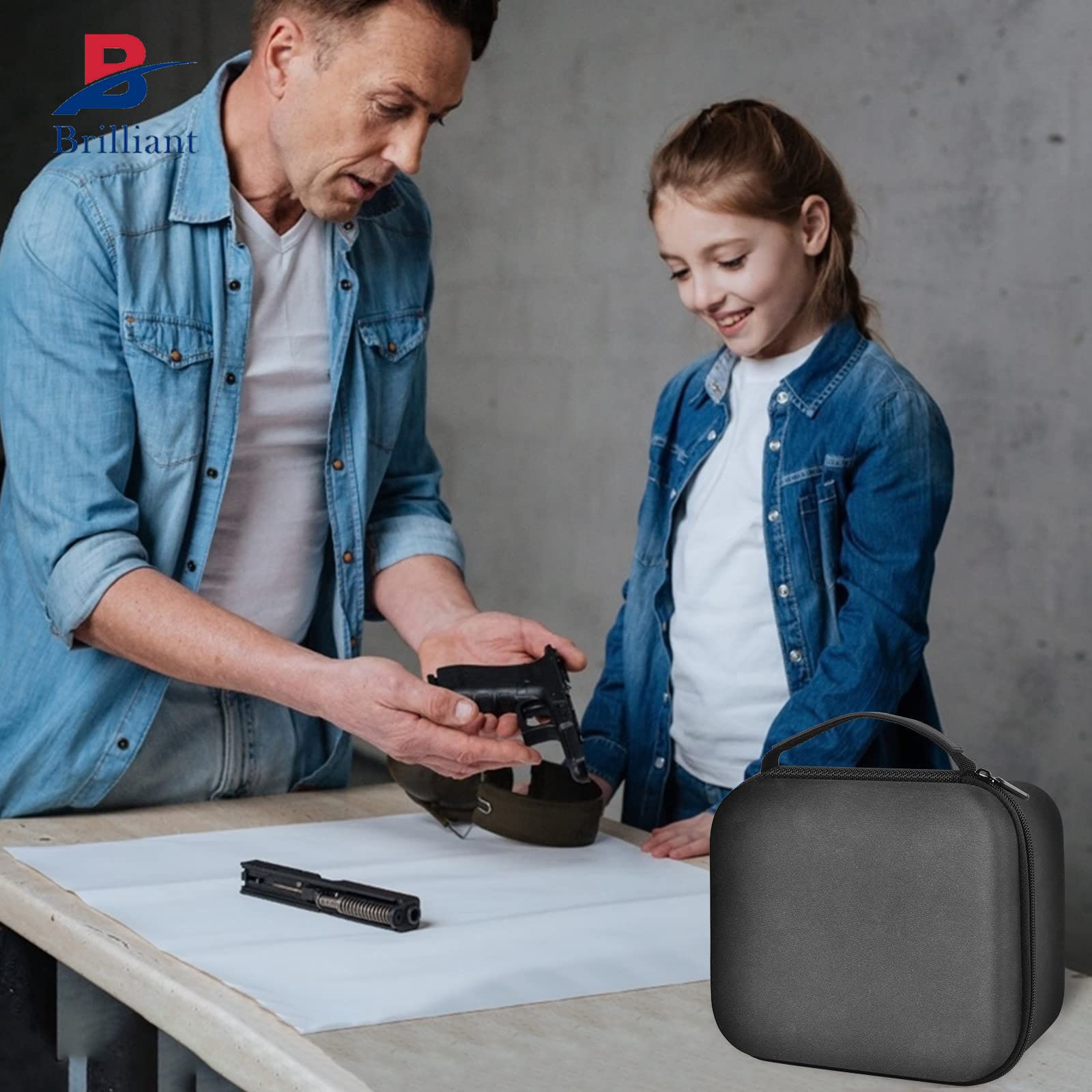 Brilliant Customized Eva Case for Shooting Hunting Hearing Ear Protection Carrying Case for Razor Slim Electronic Earmuffs