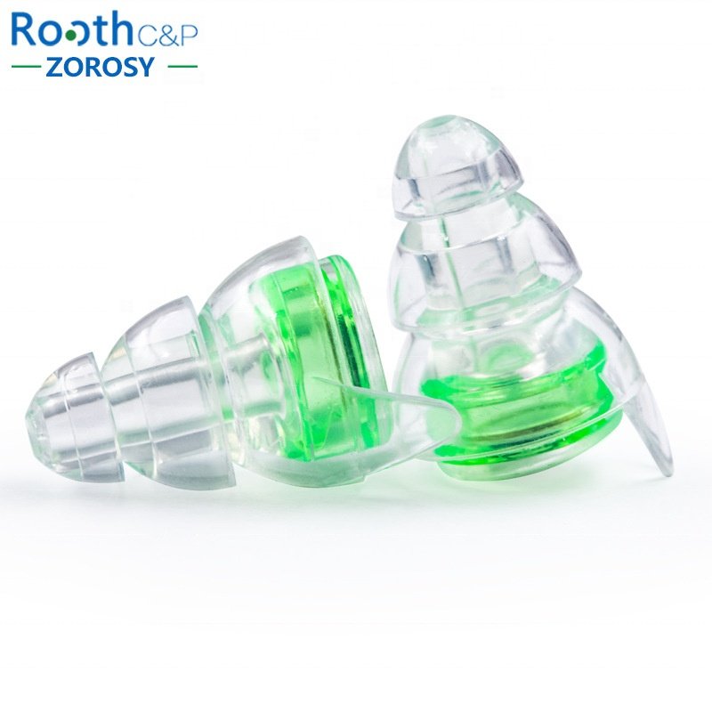 Medical Silicone High Fidelity Ear Plugs Hearing Protection Noise Reduction Earplugs for Concert, Music, and Musicians, Festival