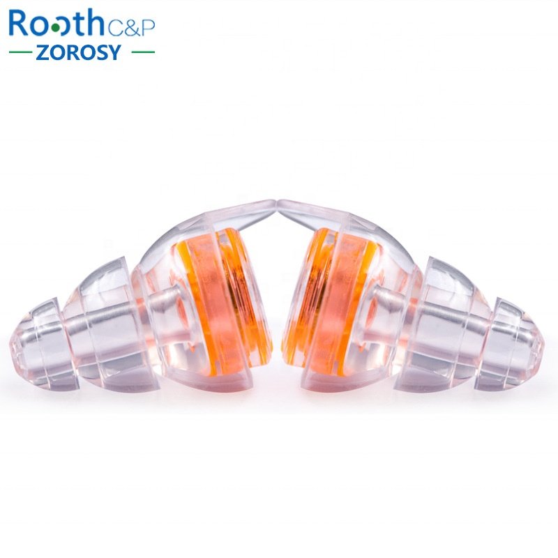 Medical Silicone High Fidelity Ear Plugs Hearing Protection Noise Reduction Earplugs for Concert, Music, and Musicians, Festival