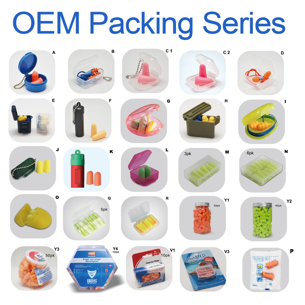 Custom Logo Soundproof Sleeping Earplugs Safety Noise Cancelling Shooting Pu Foam Ear Plugs