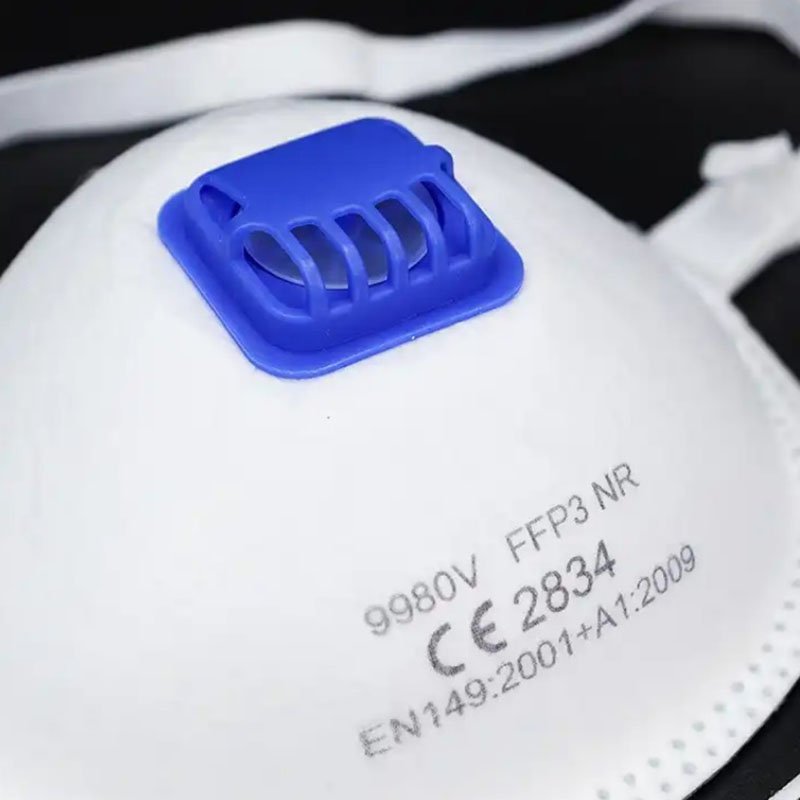Verified Factory Custom EN149 FFP3 Respirator Mask Active Carbon Non-woven Adjustable Nose Clip Portable Dust Mask FFP3 10pack