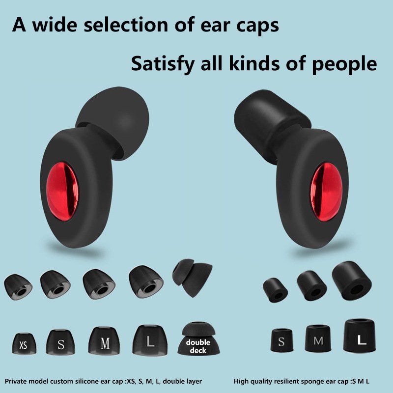 Soundproof soft reusable hearing protection earplugs for sleeping sleep ear plugs silicone arplug