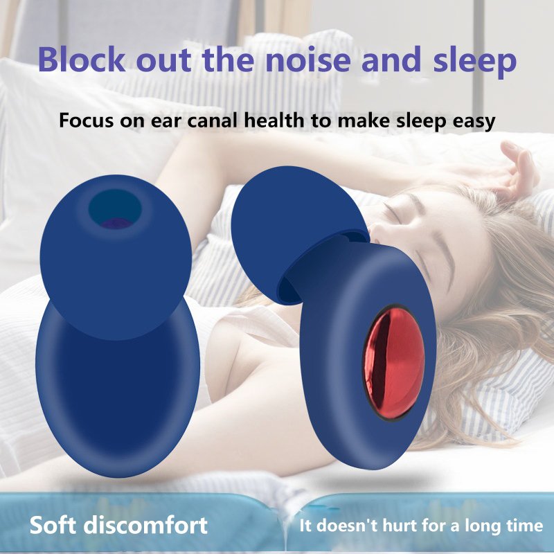 Soundproof soft reusable hearing protection earplugs for sleeping sleep ear plugs silicone arplug