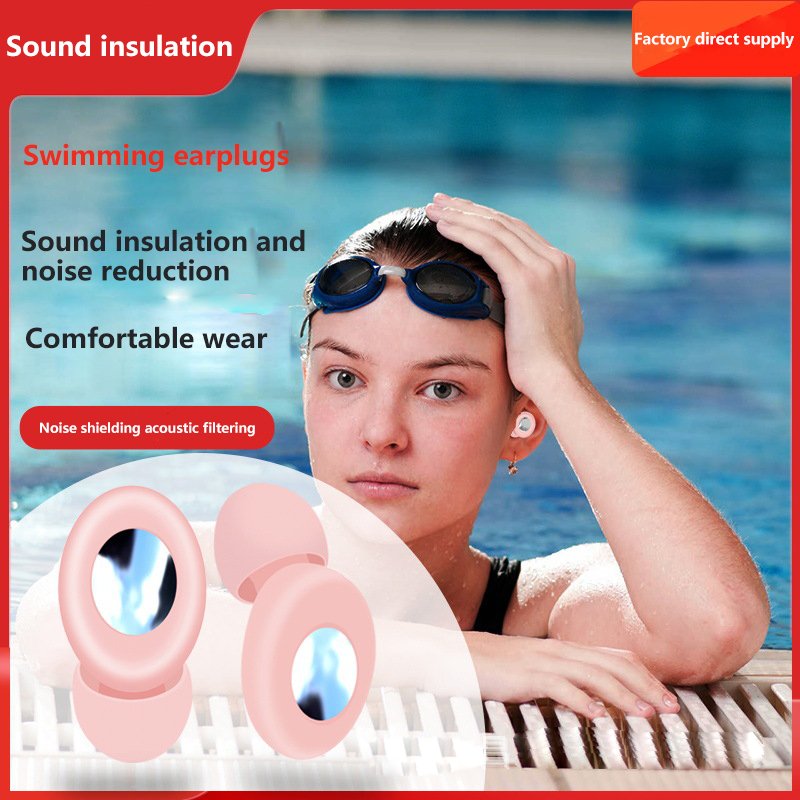 Soundproof soft reusable hearing protection earplugs for sleeping sleep ear plugs silicone arplug
