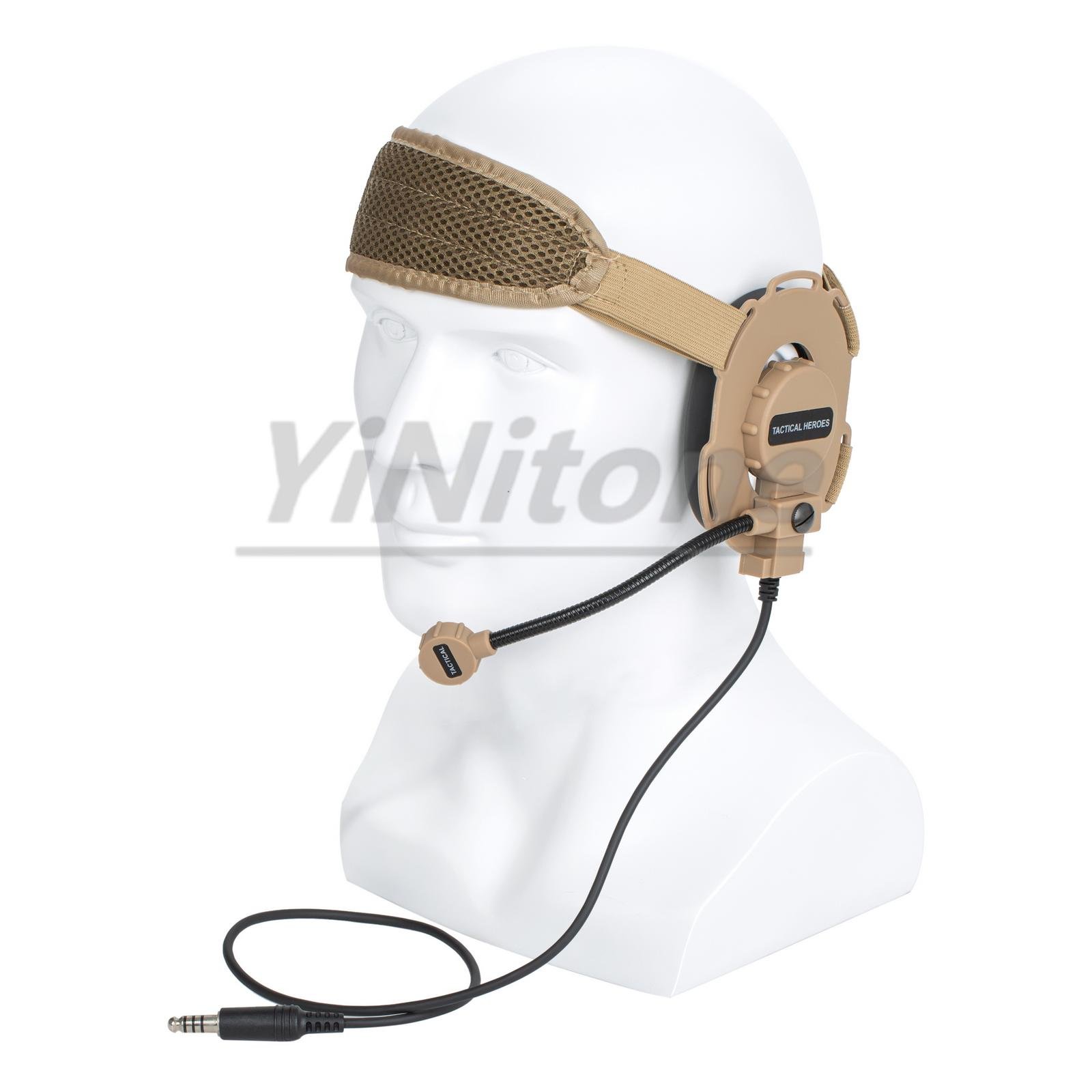 HD03 Bowman Elite II walkie talkie earphone with Finger Mic and U94 PTT Adapter for Motorola XiR P8268 8260 Radio headset set