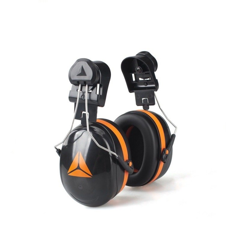 Pu foam cushions Safety hearing protector helmet adaptor ear muff
