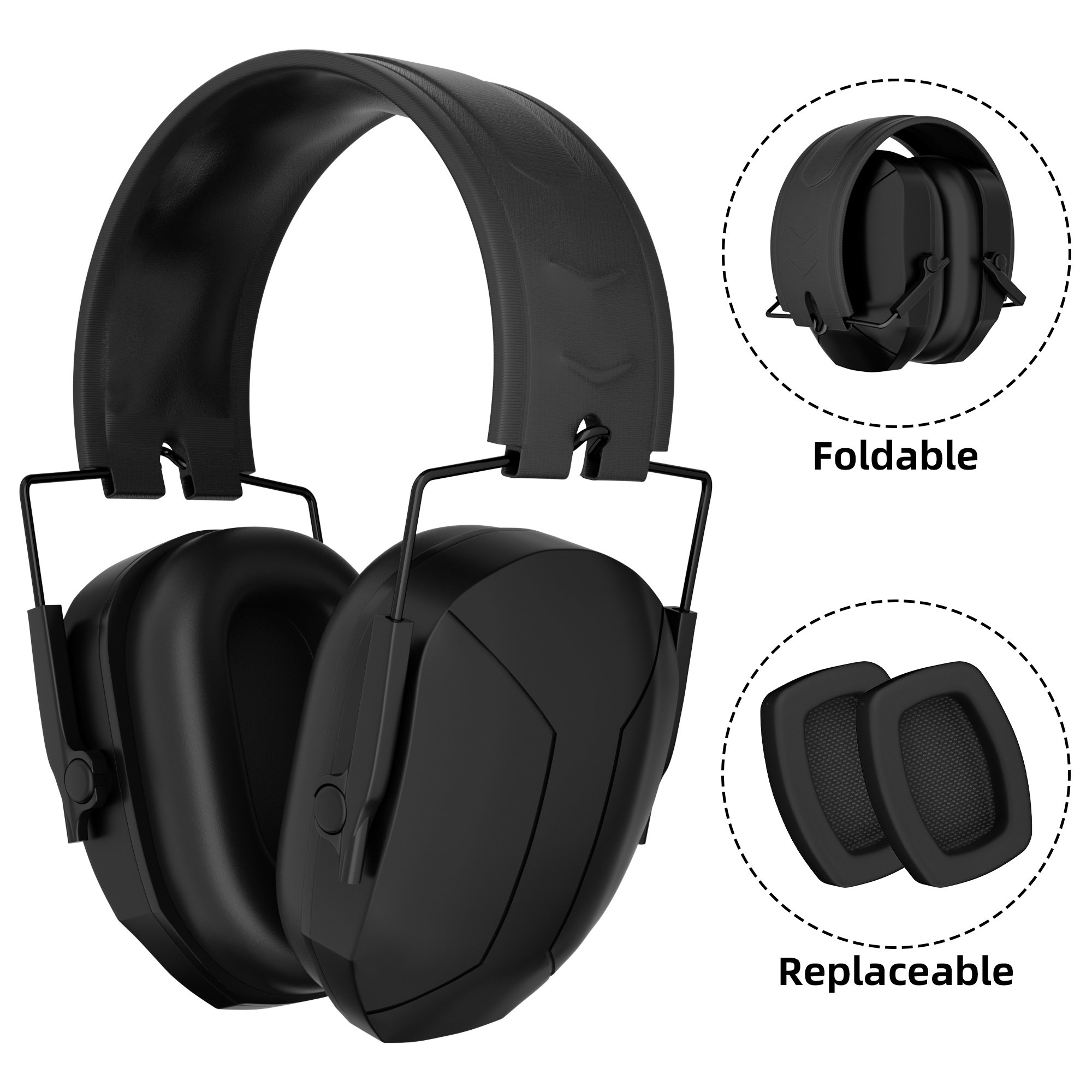 OEM GS450 Earmuffs Safety-Certified Noise Reduction Hearing Protection