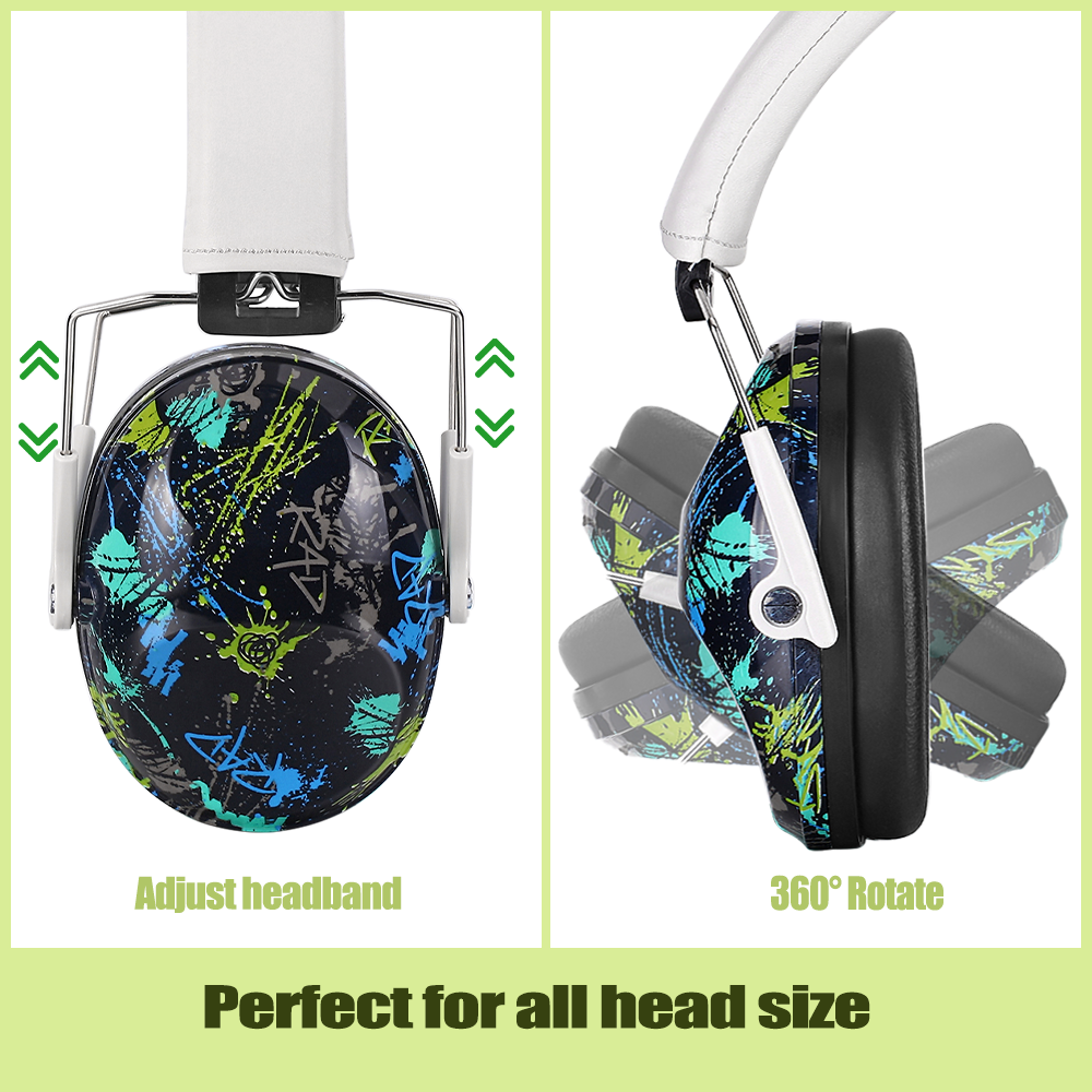 Children Earmuff Replaceable Ear Cushions Noise Cancelling Kids Ear Protection Children Hearing Protection