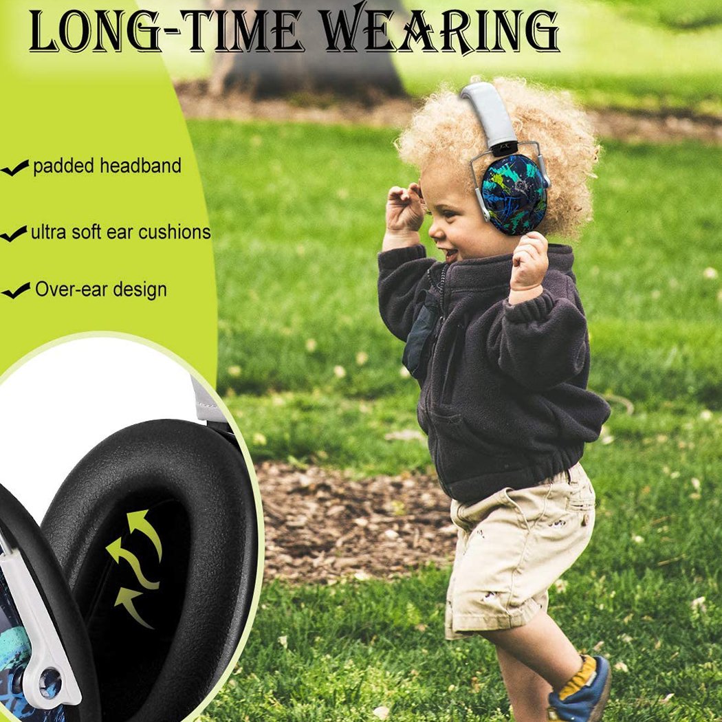 Children Earmuff Replaceable Ear Cushions Noise Cancelling Kids Ear Protection Children Hearing Protection