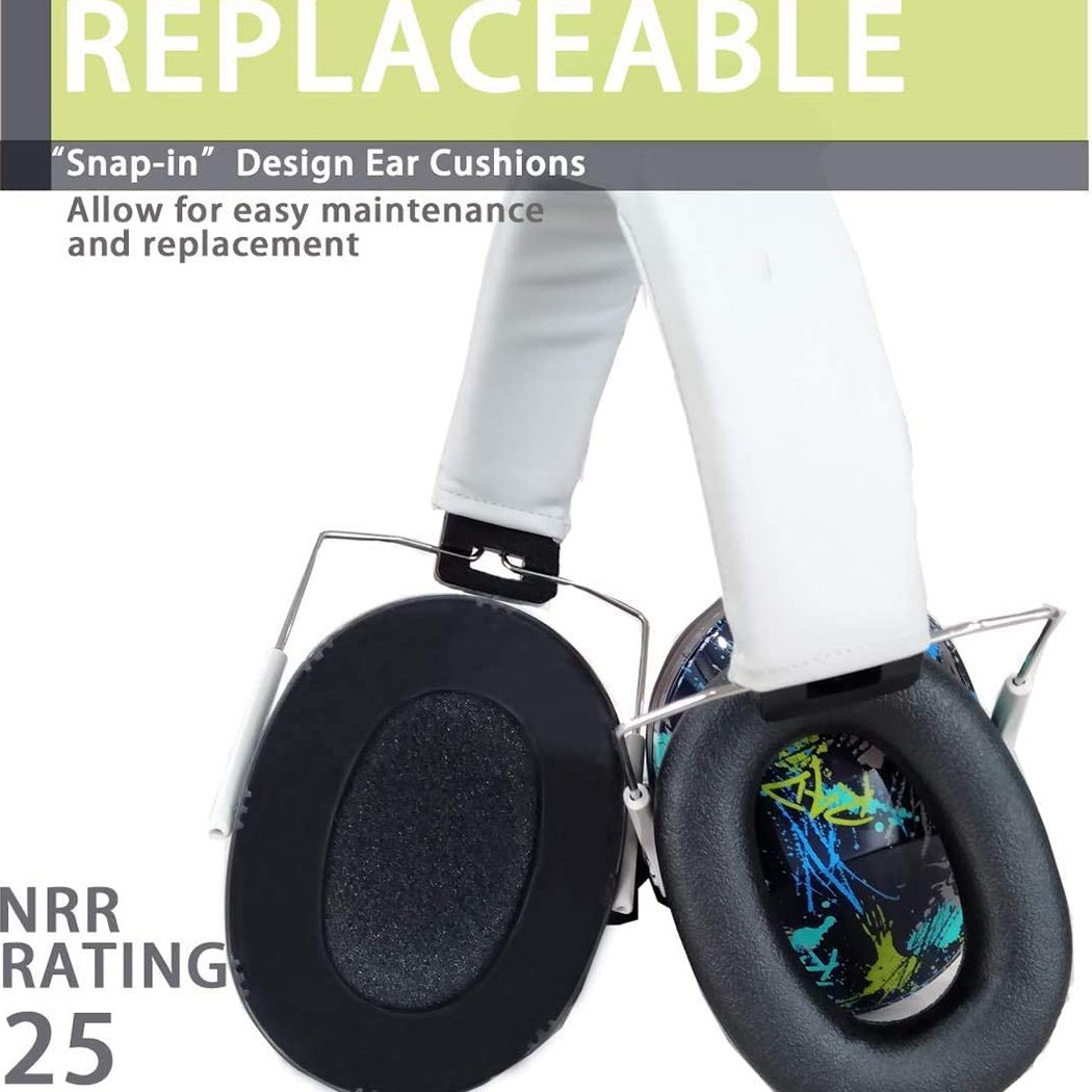 Children Earmuff Replaceable Ear Cushions Noise Cancelling Kids Ear Protection Children Hearing Protection