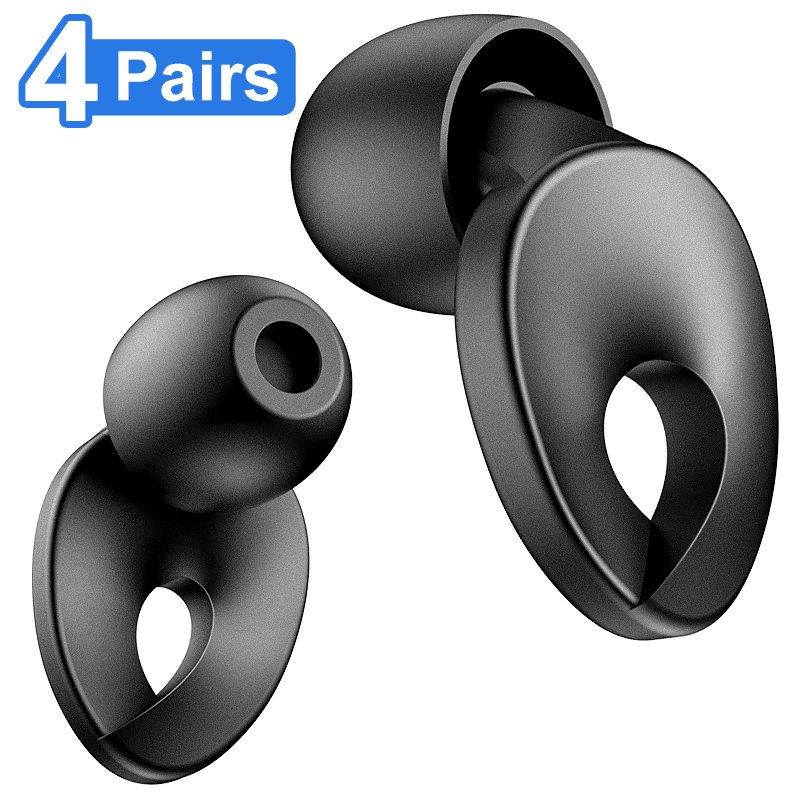 Wholesale New Patent 4 Size 28dB Hearing Protection Noise Cancelling Ear Plugs Sound Insulation Silicon Earplugs for Sleeping