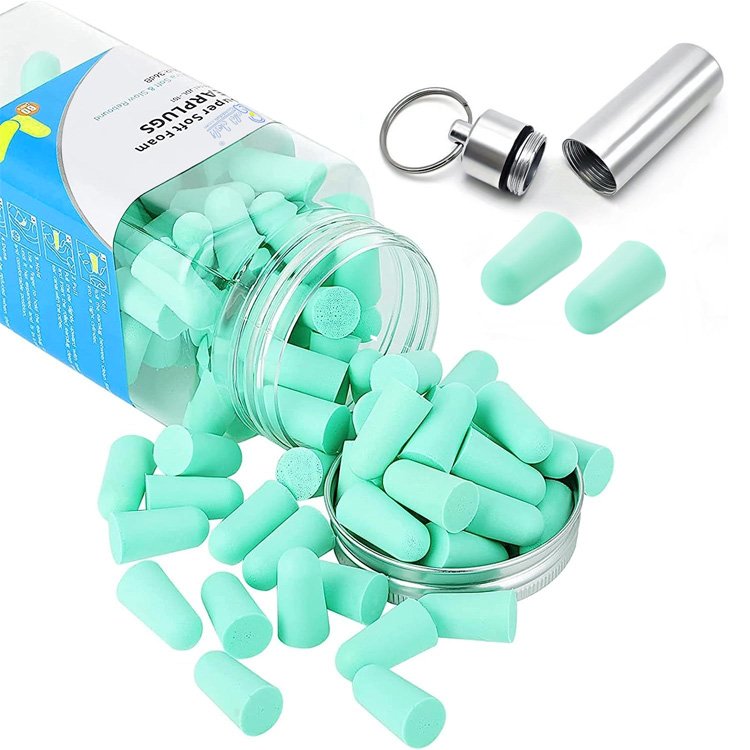 60 Pairs Foam Earplugs for sleeping noise canceling