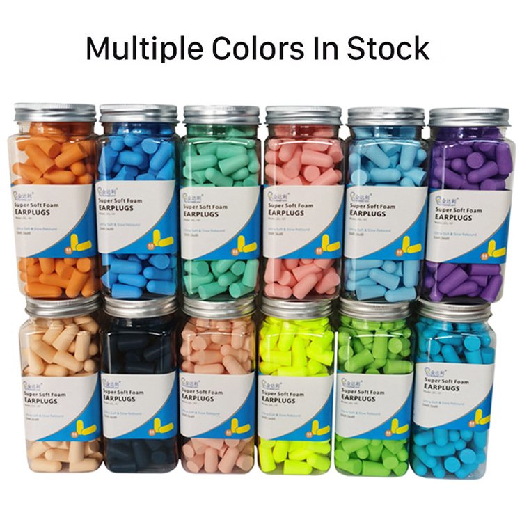 60 Pairs Foam Earplugs for sleeping noise canceling