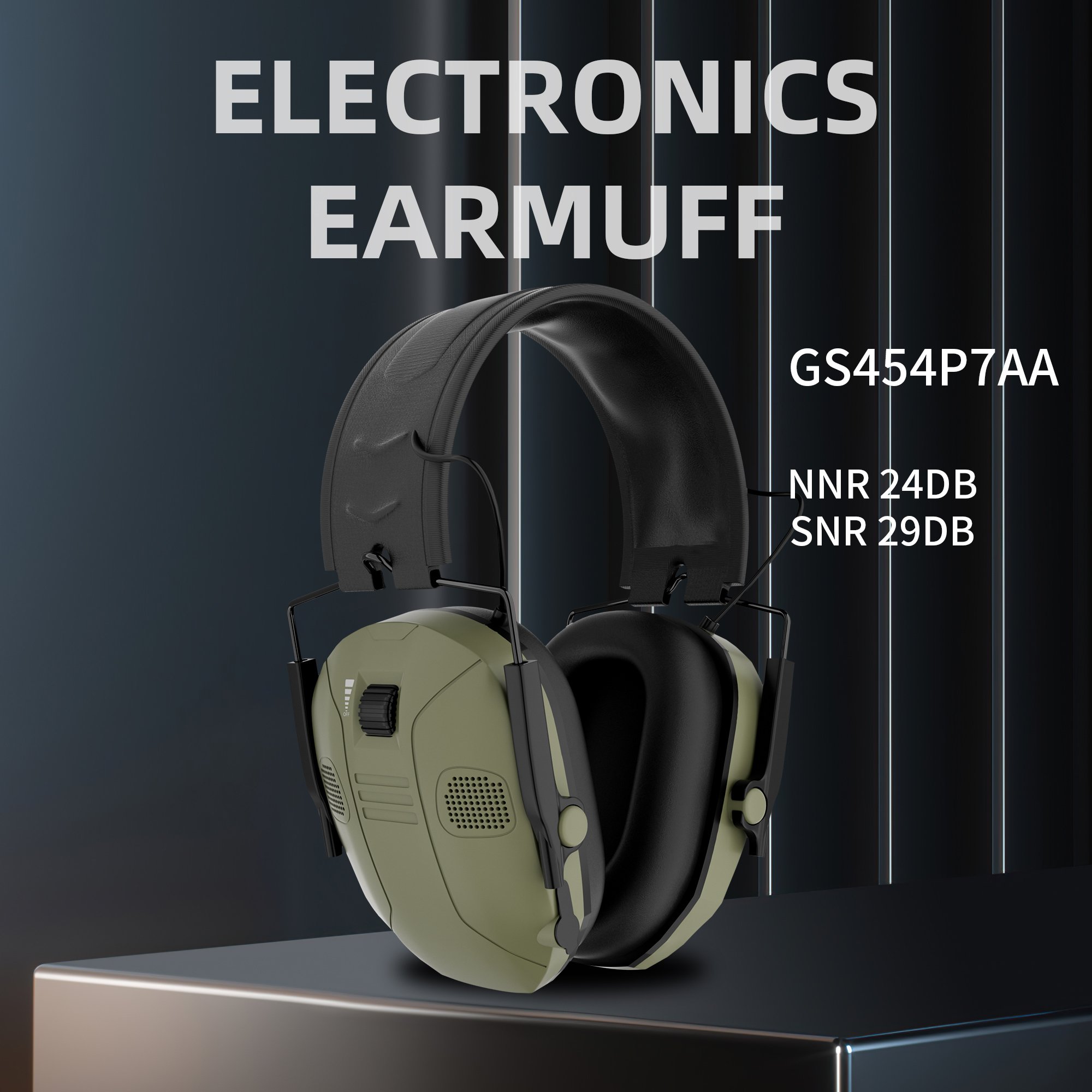 Hearing Protector Shooting Ear Protection Safety Noise Reduction Hearing Protection Electronic Earmuffs Ear Defender
