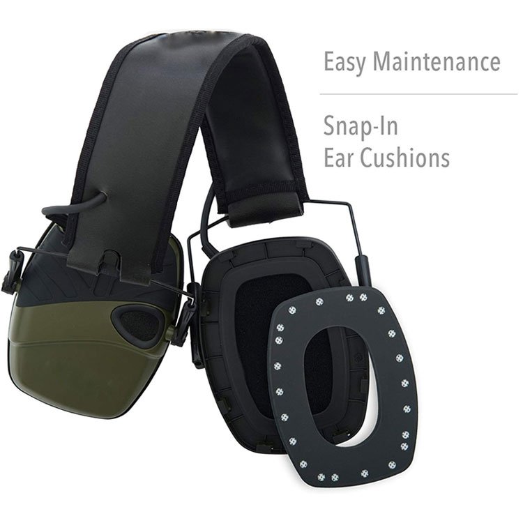 Noise Canceling Tactical Headset Anti Noise Sport Electronic hearing protection Earmuffs active soft Headphone