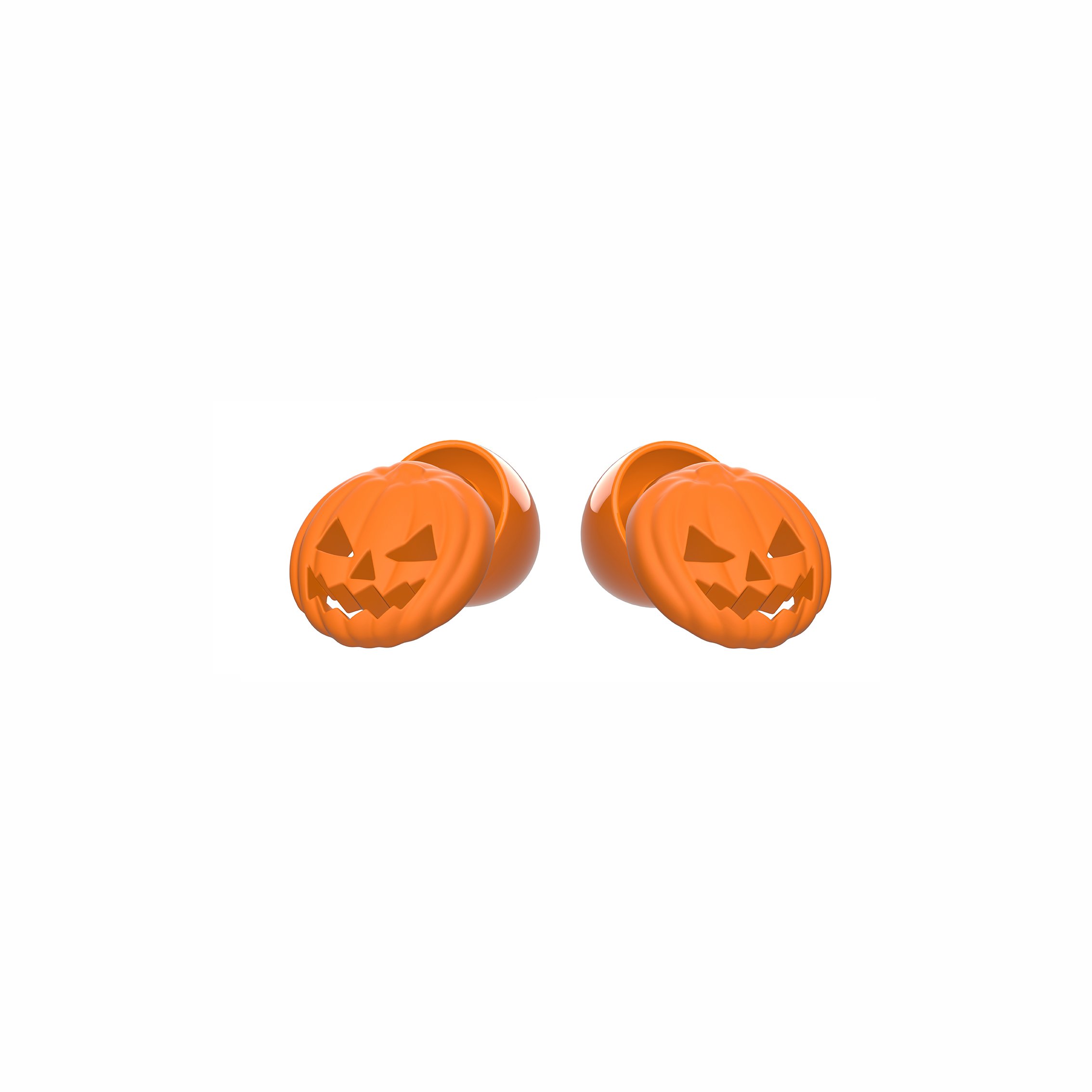 High Quality Reusable CE In Pumpkin Silicone Ear plugs Snoring Noise Cancelling for All Hallows' Day
