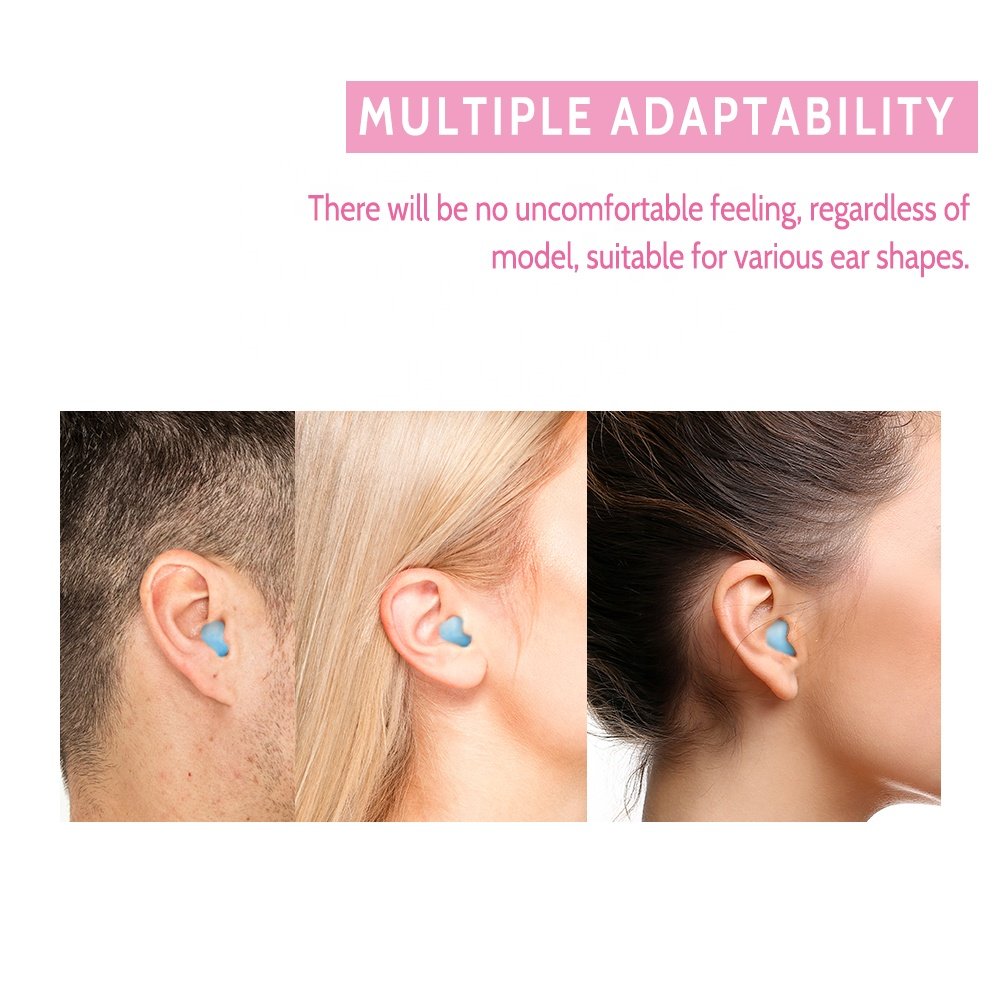 Wax Earplugs for Sleeping Soundproof Noise Cancelling Round Earplug with Custom Packing Design Hearing Protection for Swimming