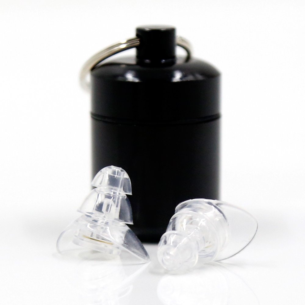 High Fidelity New Musician Hearing Protection Ear Plugs for Concerts with Metal Case