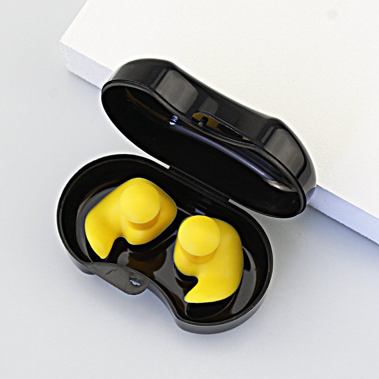 Professional Nose Clips Reusable Ergonomic Shape Silicone Gel Swimming Waterproof Earplugs for Adult