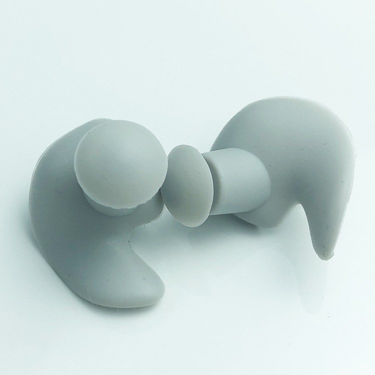Professional Nose Clips Reusable Ergonomic Shape Silicone Gel Swimming Waterproof Earplugs for Adult