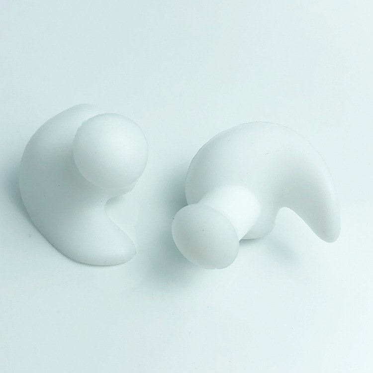 Professional Nose Clips Reusable Ergonomic Shape Silicone Gel Swimming Waterproof Earplugs for Adult
