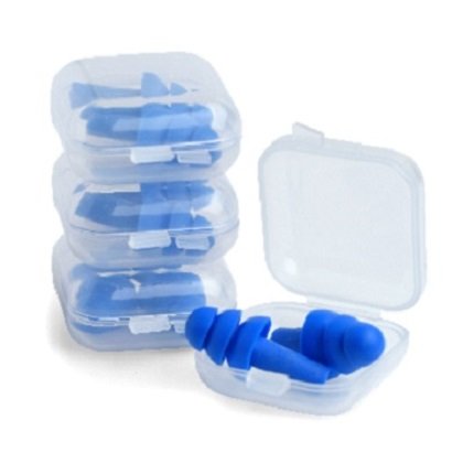 High Grade Soft Silicone Reusable Earplugs with NRR 25dB for Hearing Protection Use at Wholesale Prices from US