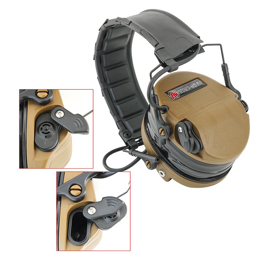 TS TAC-SKY Tactical Electronic Shooting Hearing Protection Active Noise Cancellation Pickup Headphones SORDIN Ultra IPSC