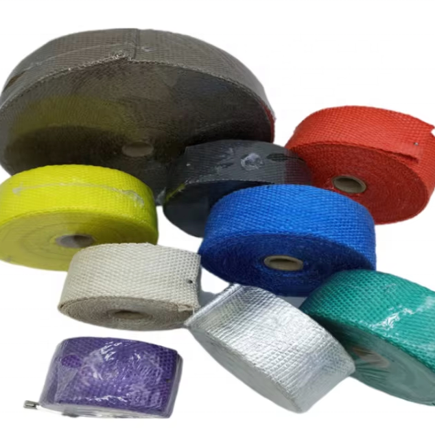 Hear Wrap 50mm*1.5mm Exhaust Heat Tape Wrap 10m/15m/30m Length