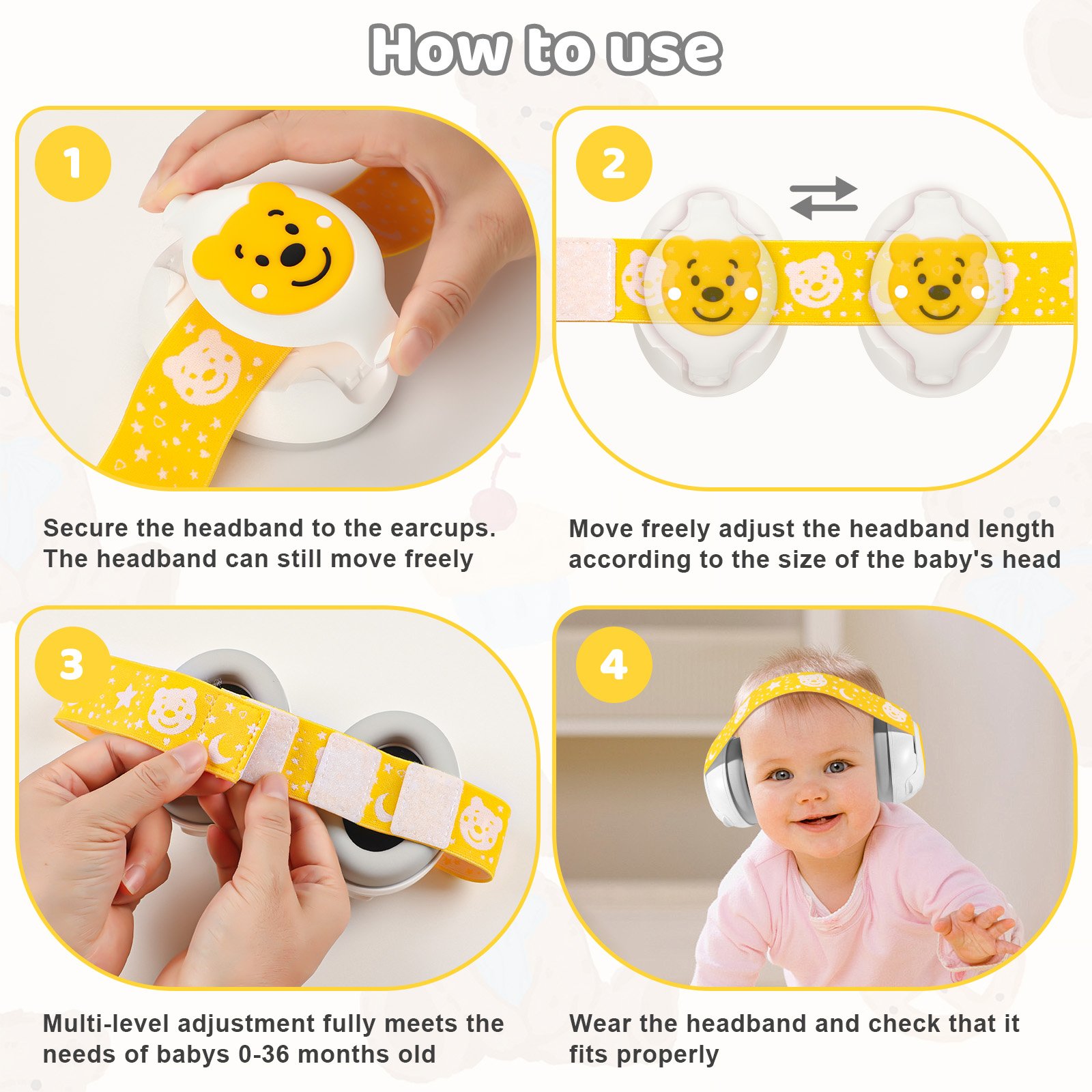 Baby Ear Protection Noise Cancelling Headphones for Babies